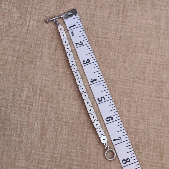 925 Silver Citrine Faceted Bracelet - Picture 4 of 10